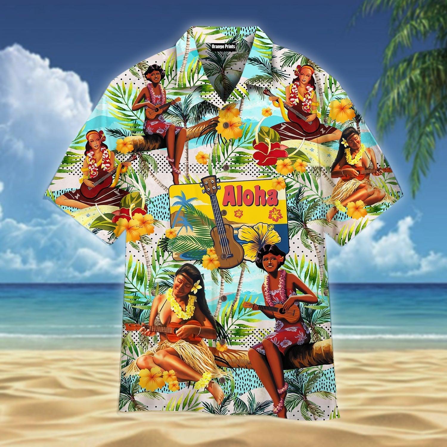 Hawaiian Miss Feel The Music Shirt For Men Women Ha88073