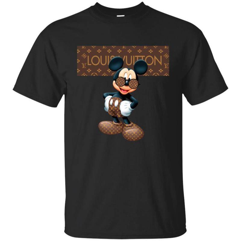 Best Louis Vuitton Mickey Mouse Shirt Men Cotton T-shirt | Stryders