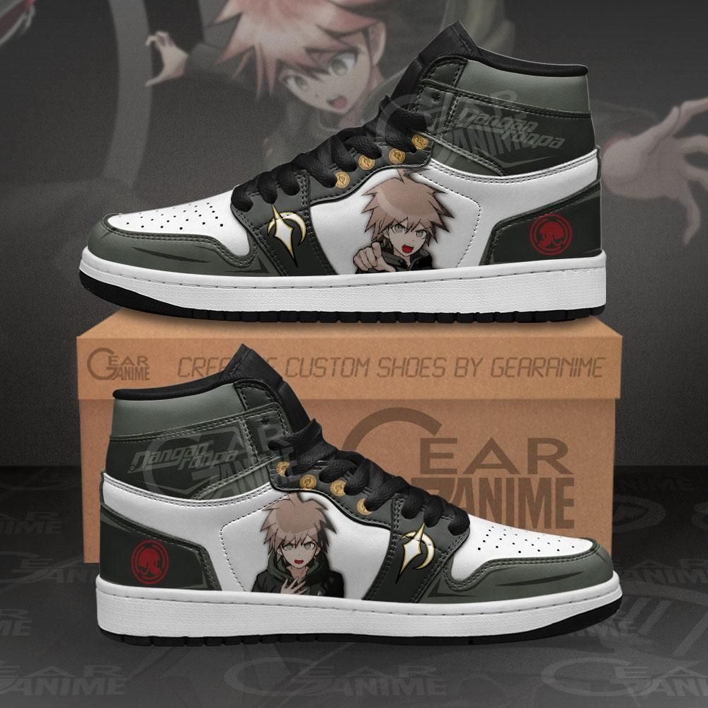 Makoto Naegi Danganronpa Custom Anime Air Jordan Shoes Sport Sneakers