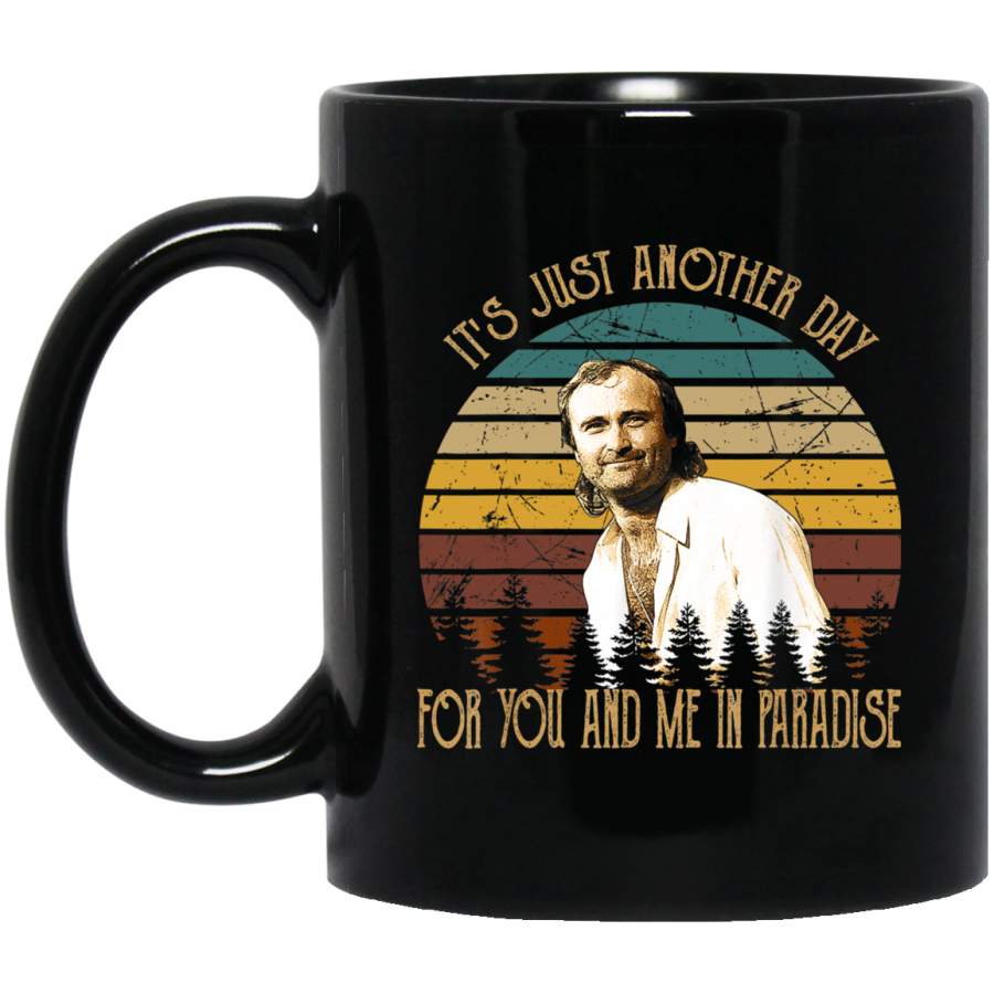 Vintage Phil Collins Love You And Me In Paradise Gift 11 oz Mug