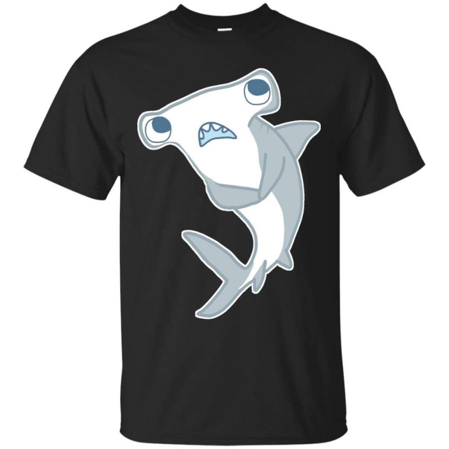 CUTE ANIMALS – Nervous Shark  Hammerhead T Shirt & Hoodie