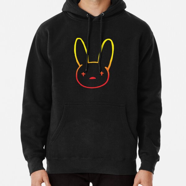 Bad Bunny Merch Bad Bunny Pullover Hoodie