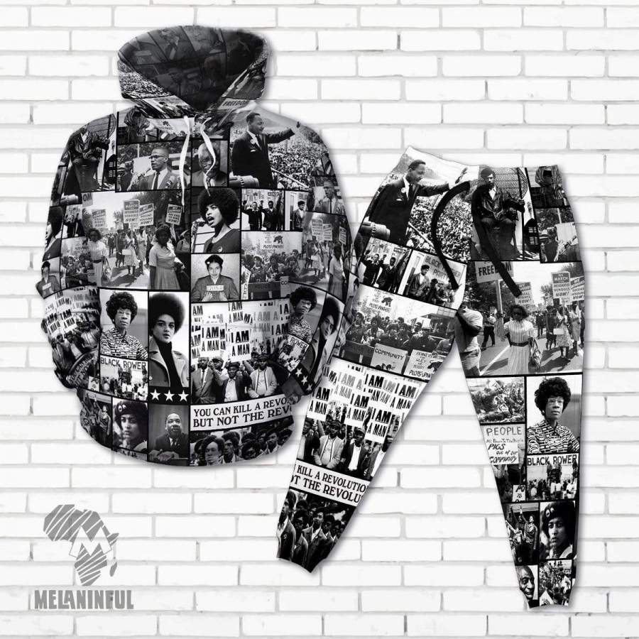 Power Images All-over Hoodie And Jogger Set