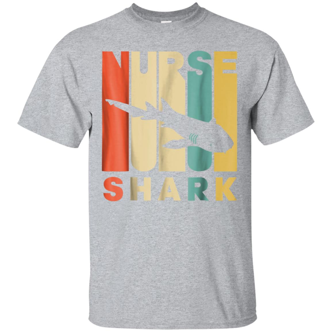 Vintage Style Nurse Shark Silhouette T-Shirt