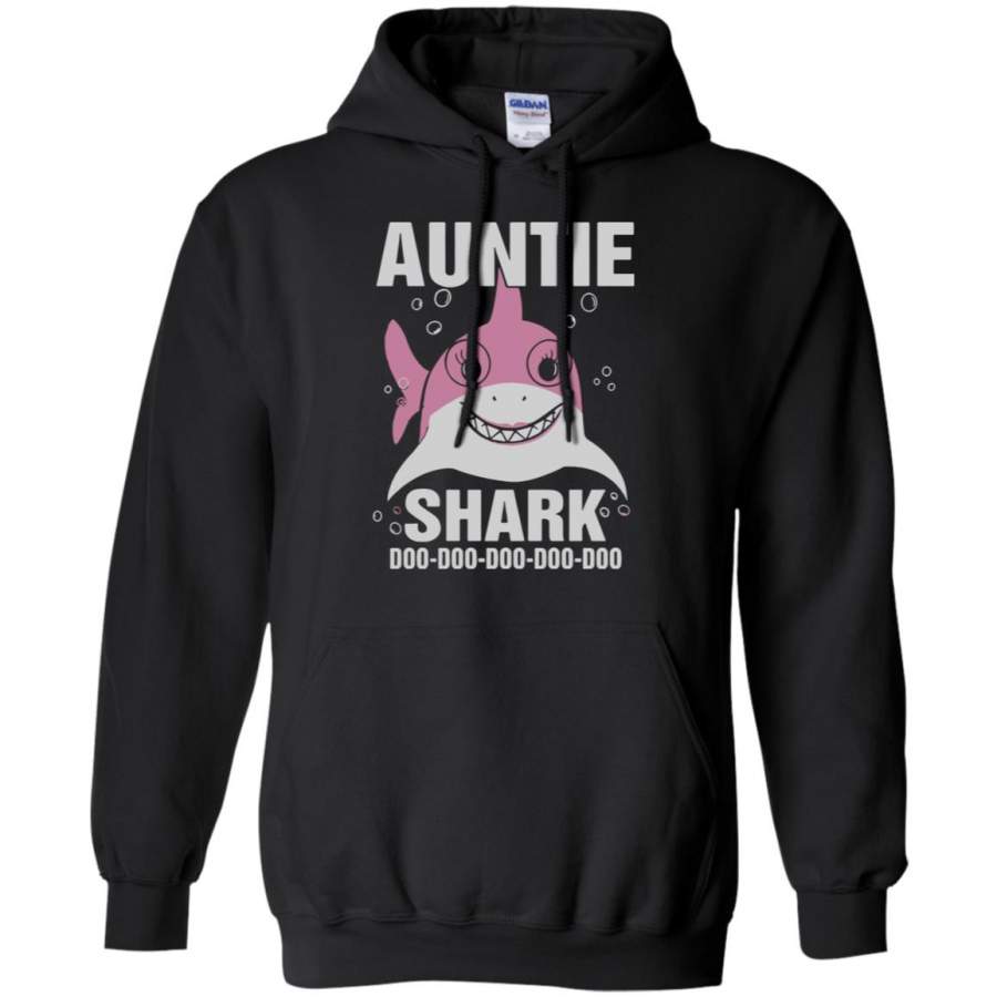 Auntie Shark doo doo doo doo doo Hoodie – Moano Store