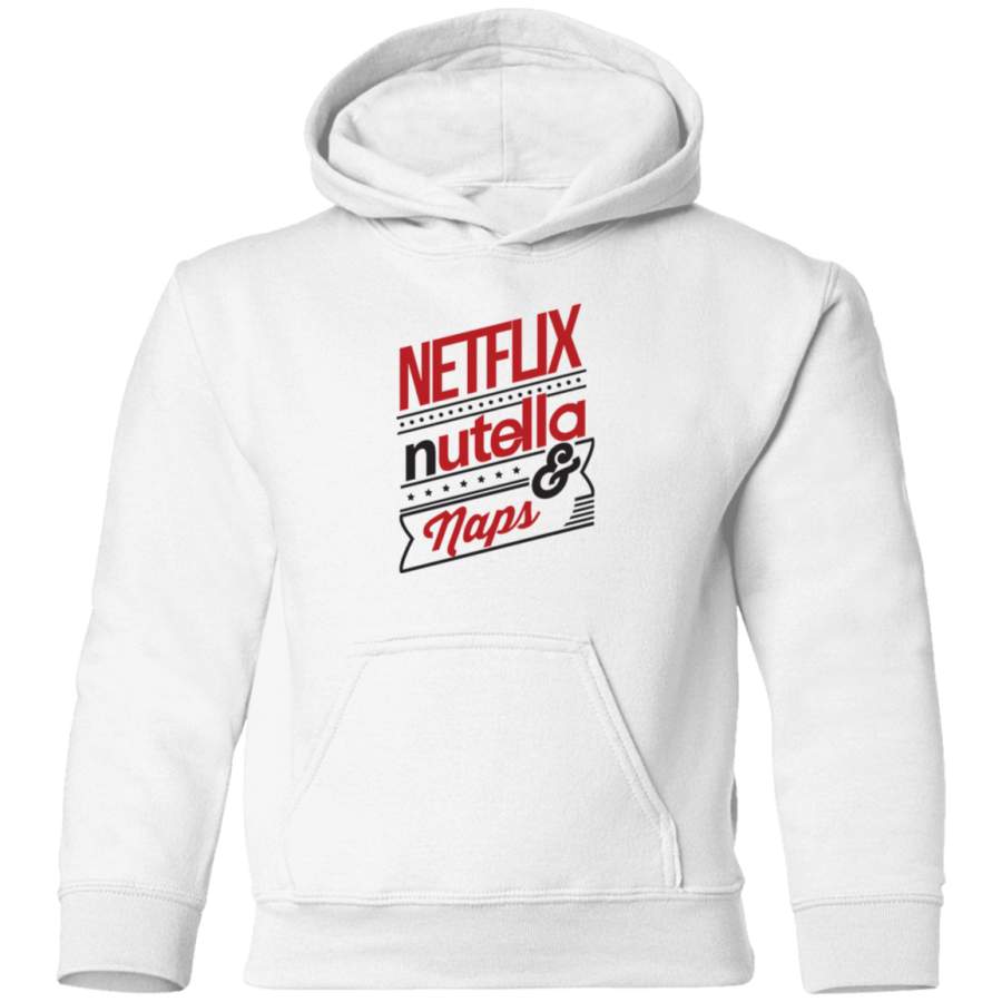 AGR NETFLIX, NUTELLA & NAPS Toddler Pullover Hoodie