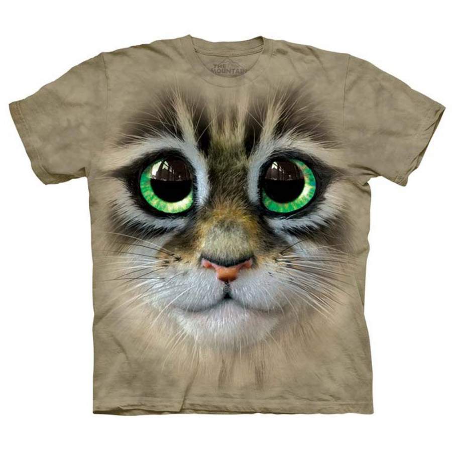 Big Eyes Kitten Face T-shirt