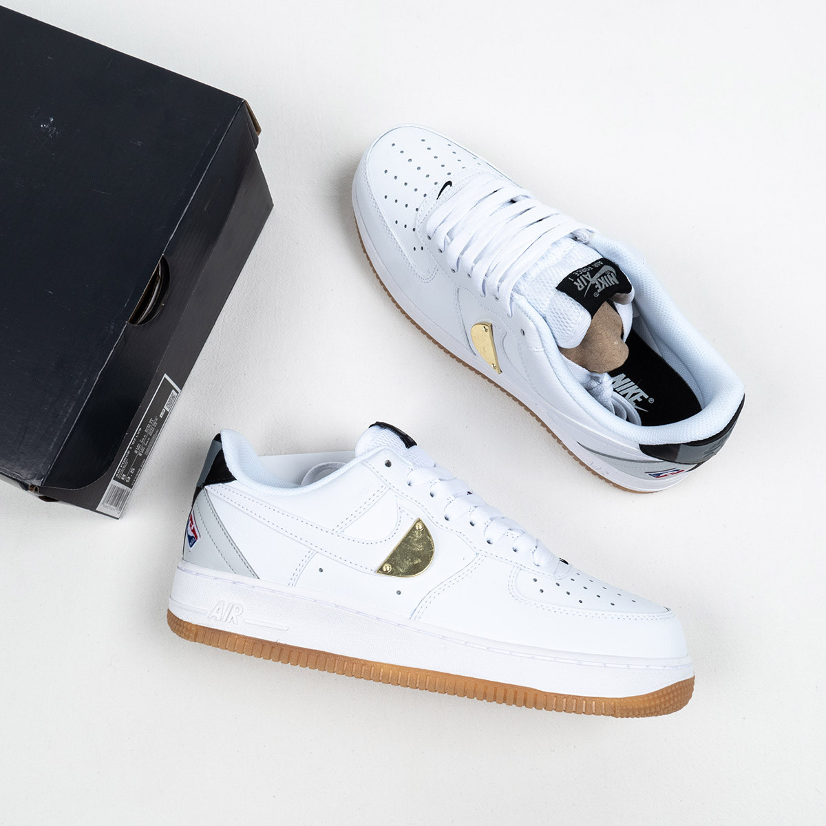 Nike Air Force 1 Low ‘NBA’ White Grey Gum 5340484