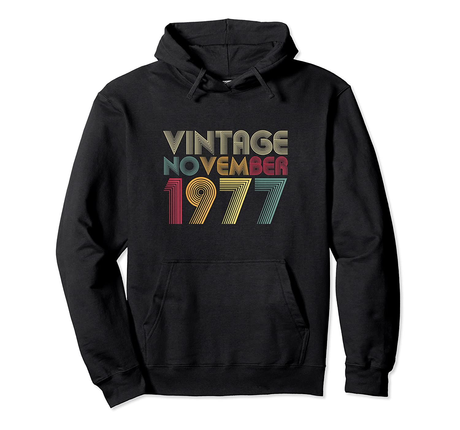 42nd Birthday Gifts – Vintage November 1977 Pullover Hoodie, T-Shirt, Sweatshirt