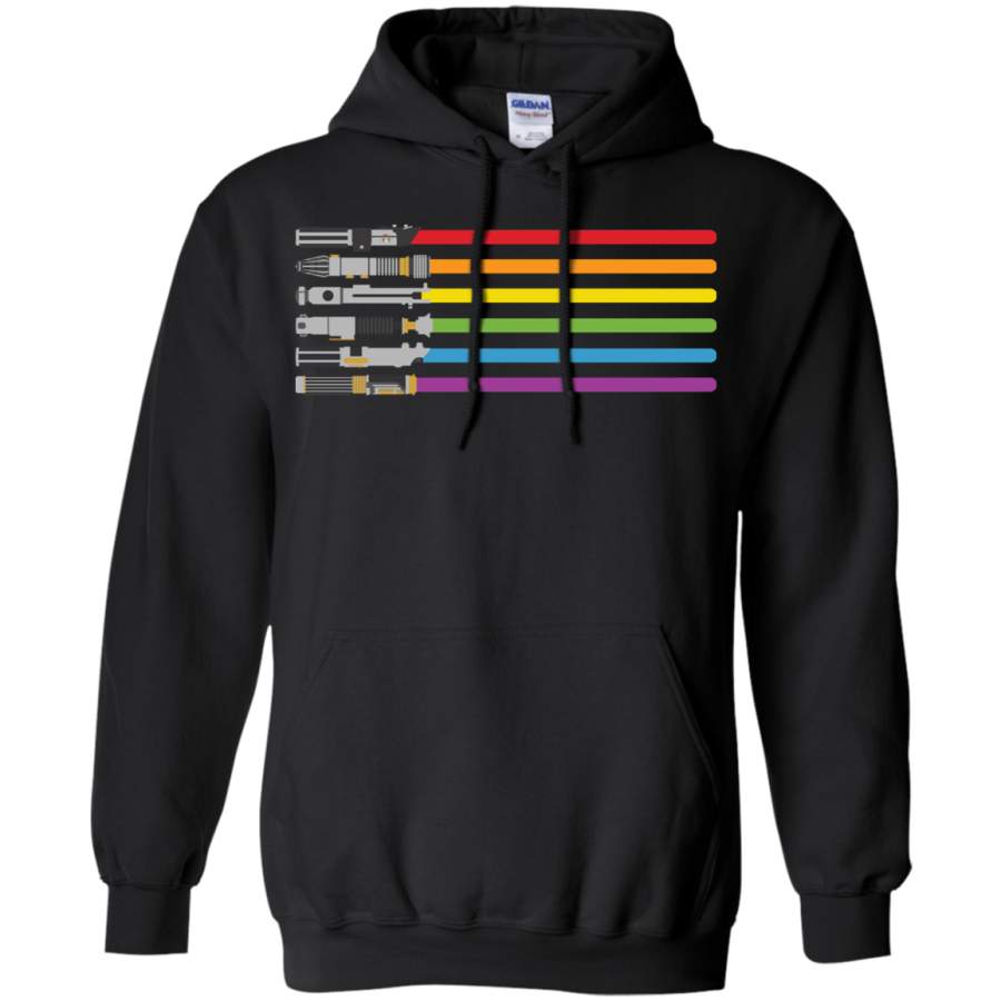 AGR Lightsaber Rainbow Hoodie