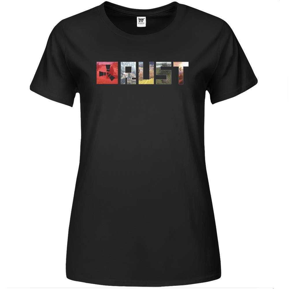 Rust Game Logo Premium Womens T Shirts