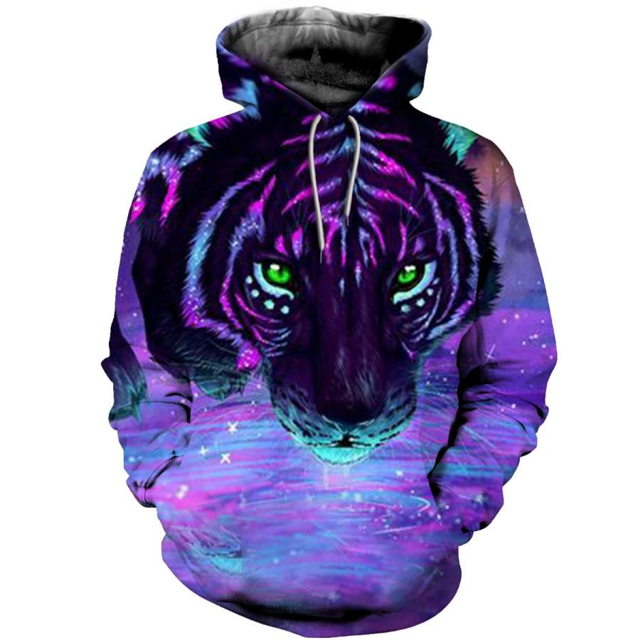 3D All Over Printed Tiger T Shirt Hoodie 51201911