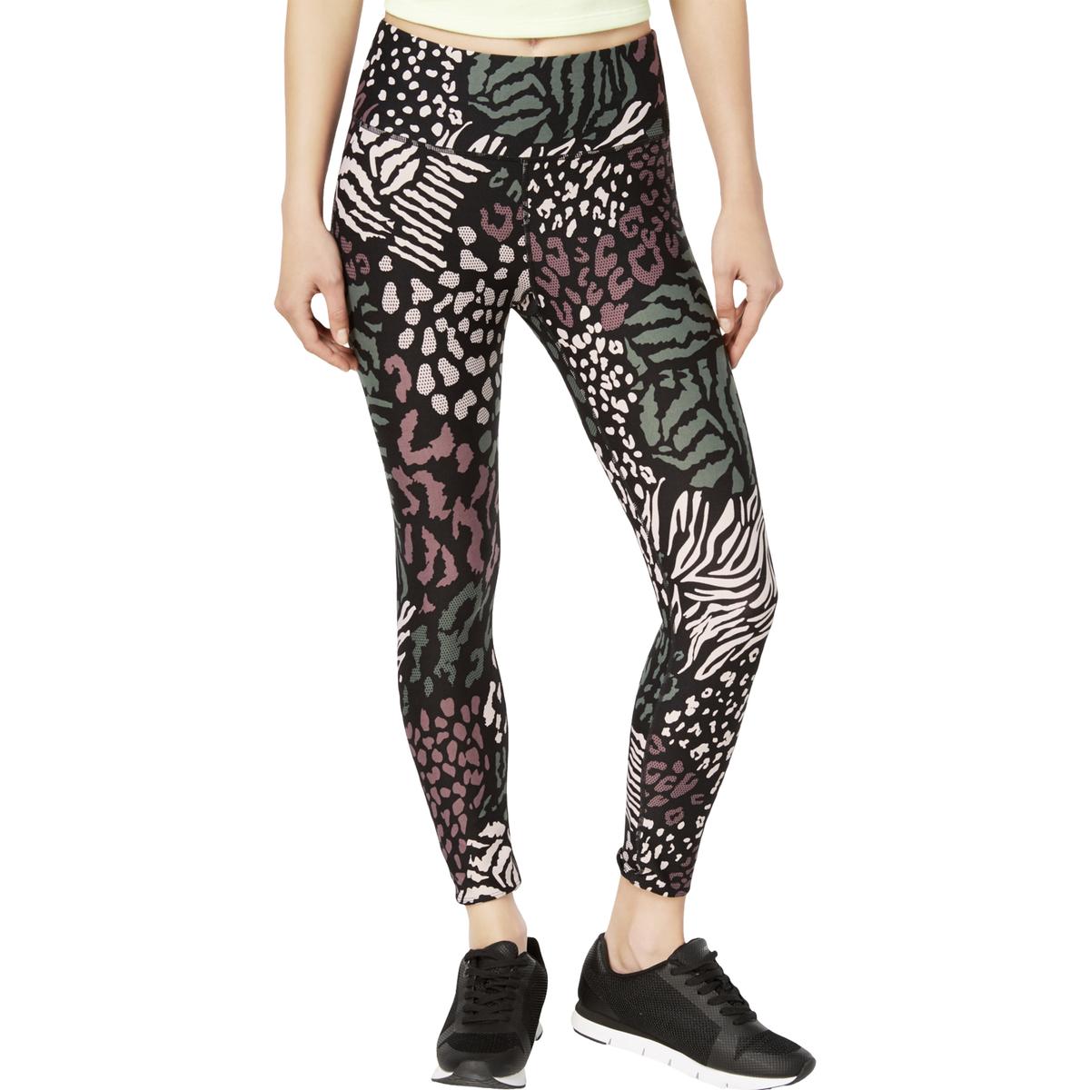 Womens High Waist Animal Print Athletic Leggings