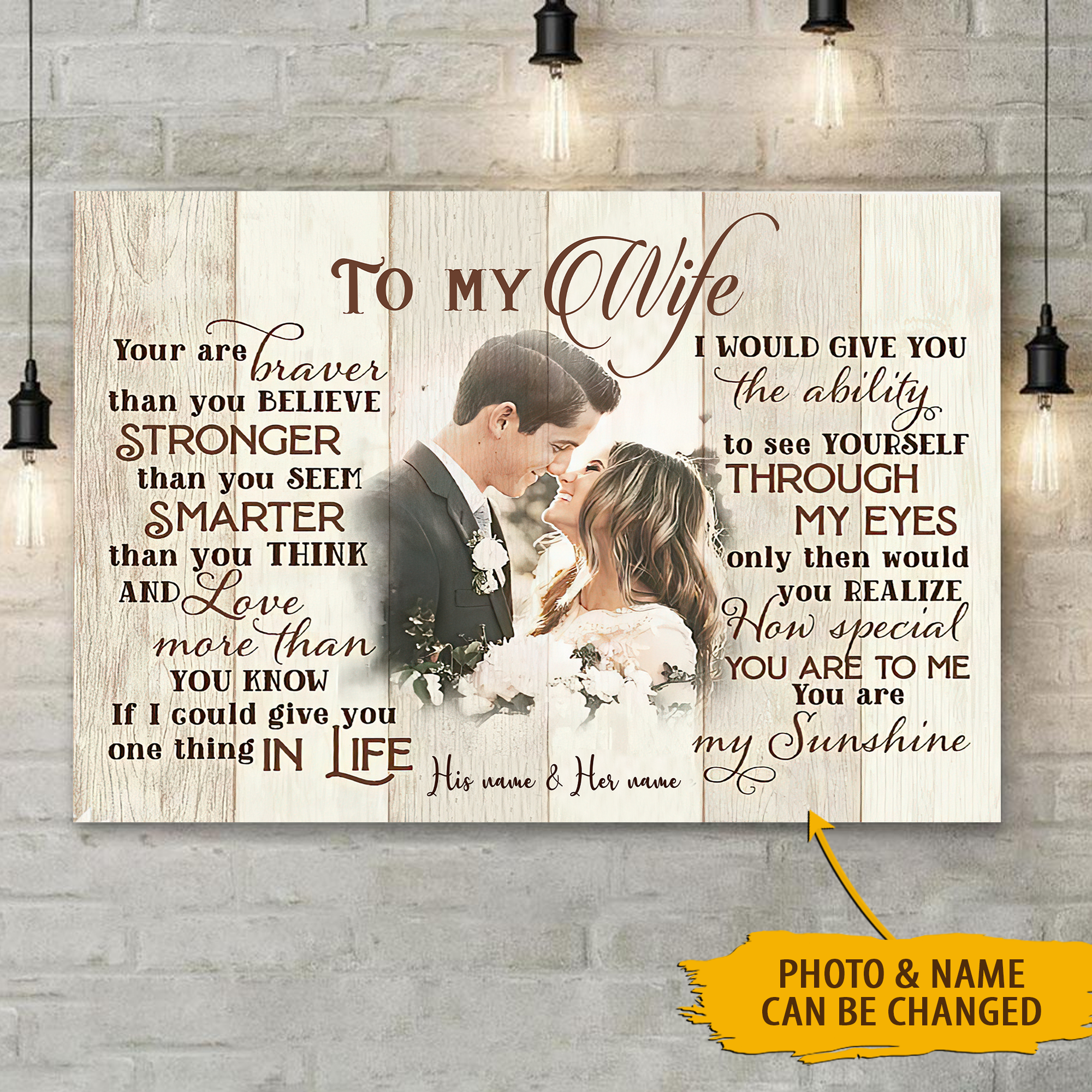 You Are Special Than You Believe Personalized Canvas Poster Best Gift For Couple Home Decor