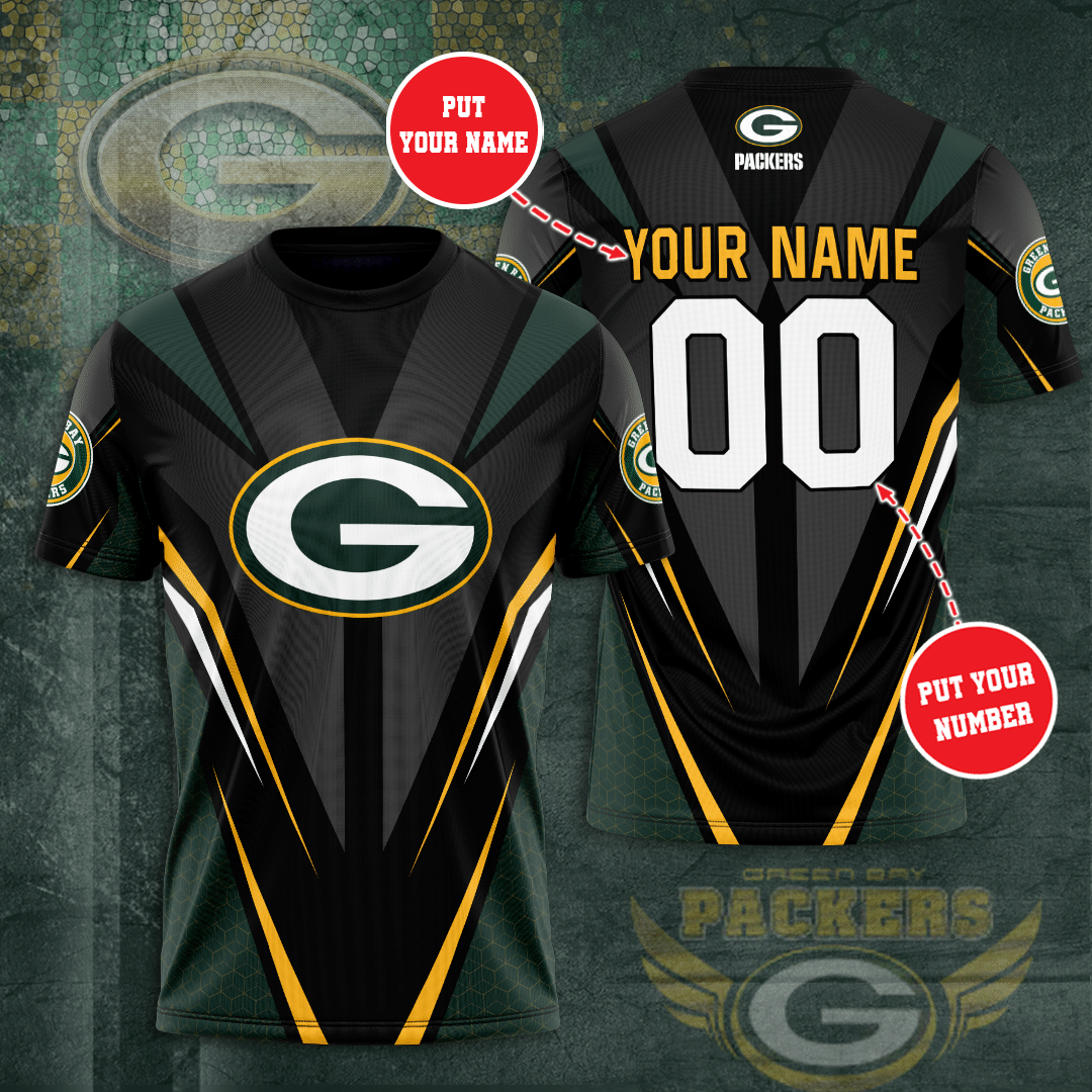 Personalized Green Bay Packers 3D T-Shirt