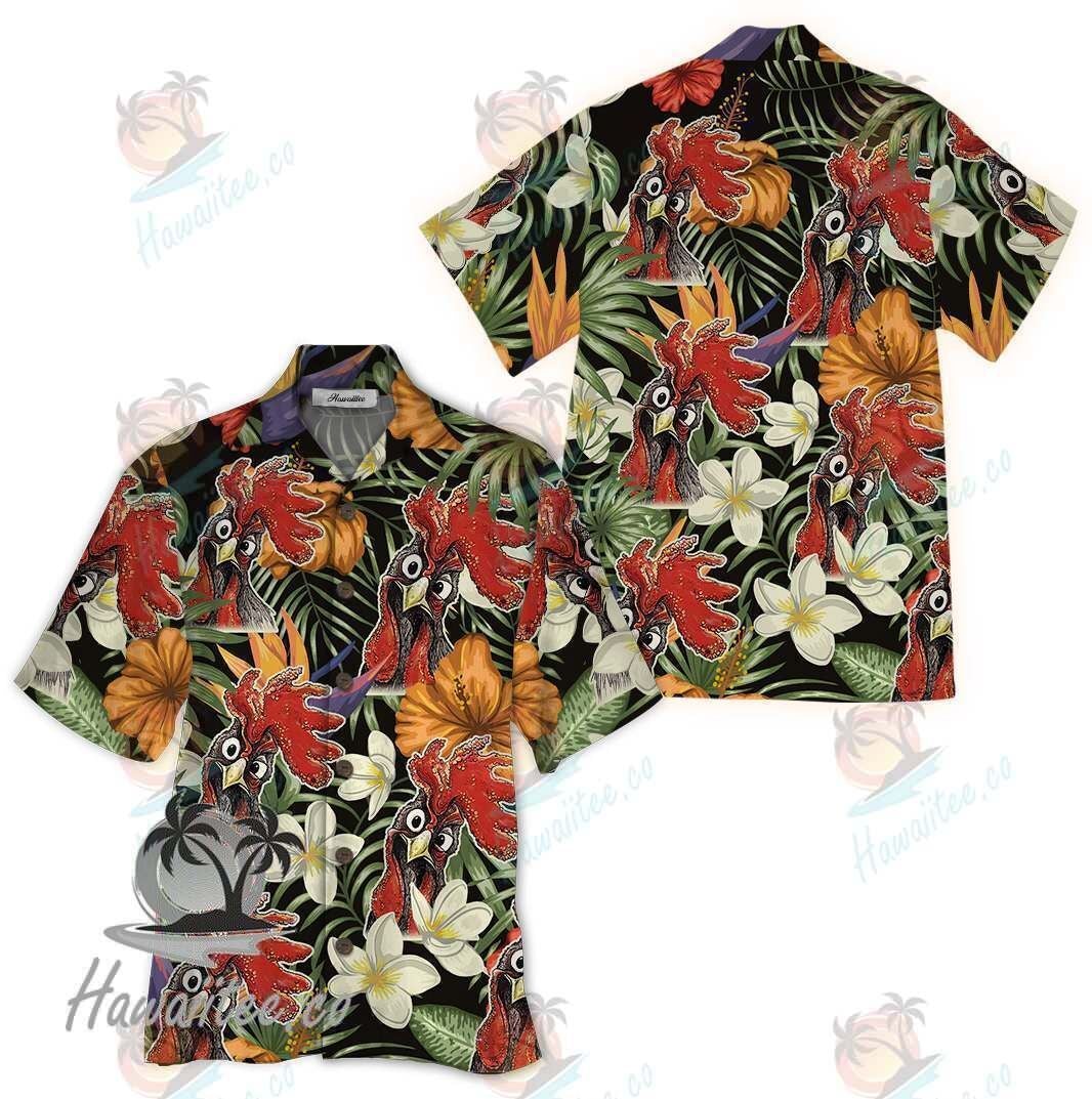 Chicken Colorful Nice Design Unisex Hawaii Lover Hawaii Shirt For Men Women Ha67902