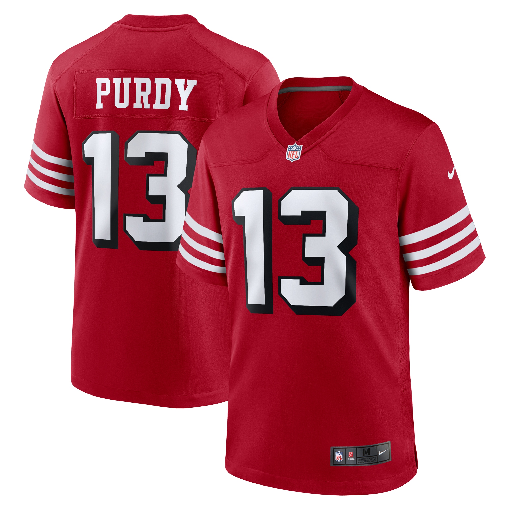 Brock Purdy San Francisco 49ers Alternate Game Player Jersey – Scarlet