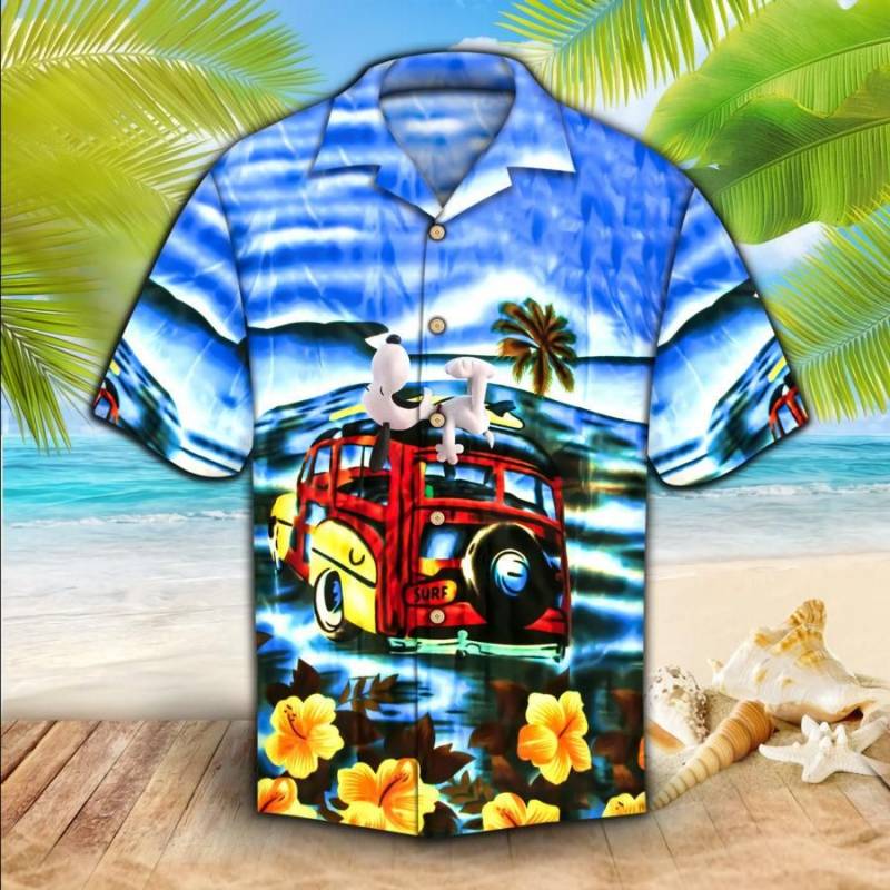 Snoopy Go To Beach Hawaiian Shirt Ha50017