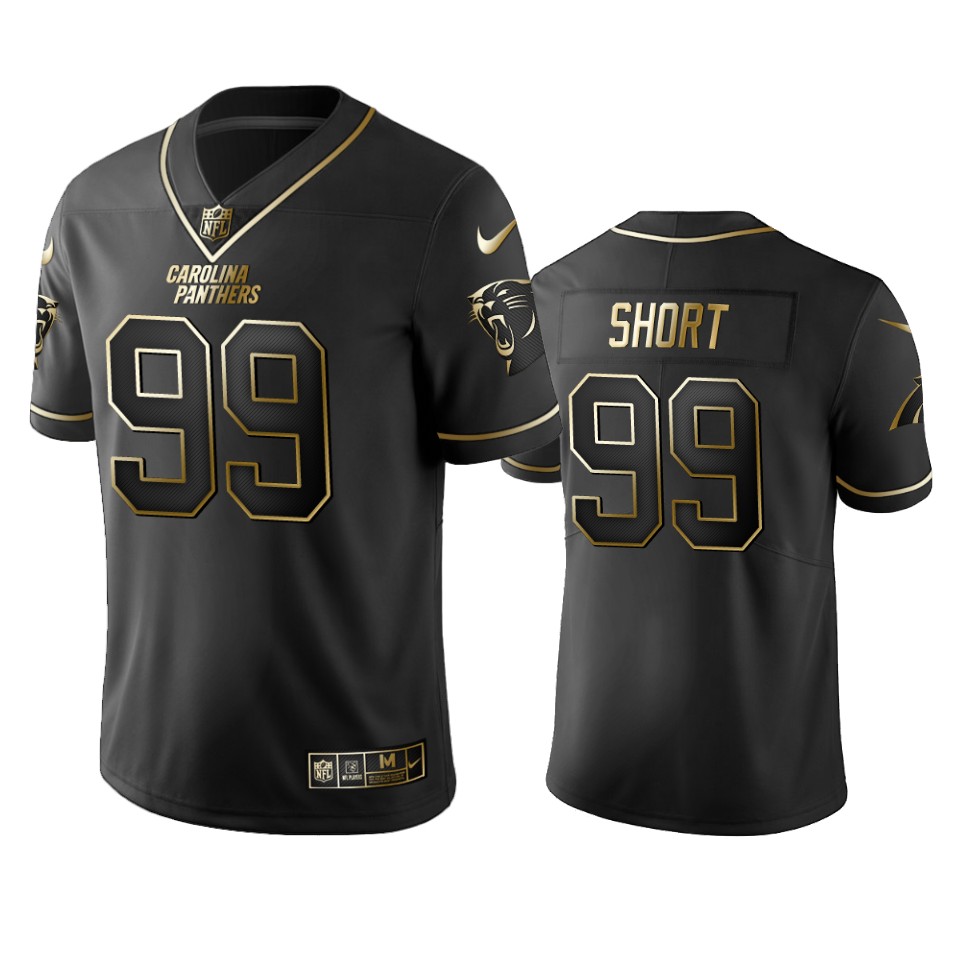 Carolina Panthers Kawann Short Black Golden Edition 2019 Vapor Untouchable Limited Jersey – Mens