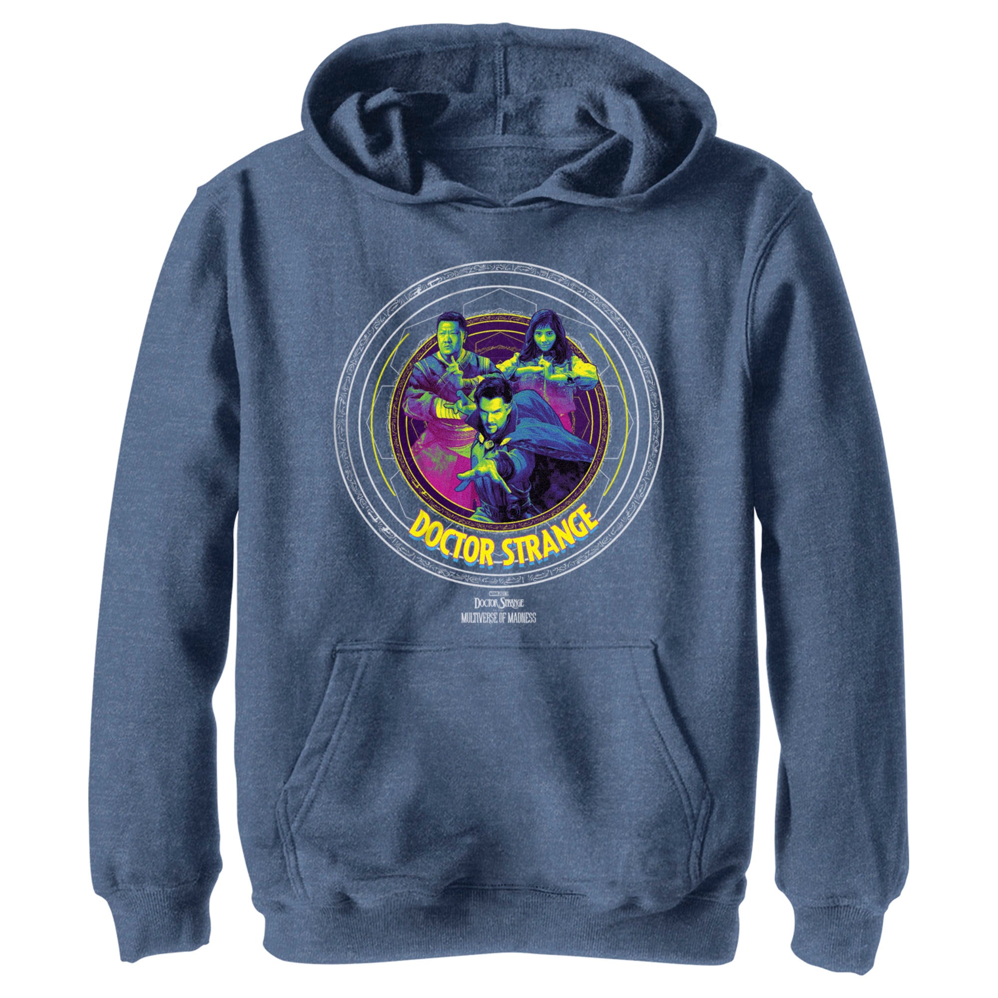 Boy’S Marvel Doctor Strange In The Multiverse Of Madness Character Logo Pull Over Hoodie