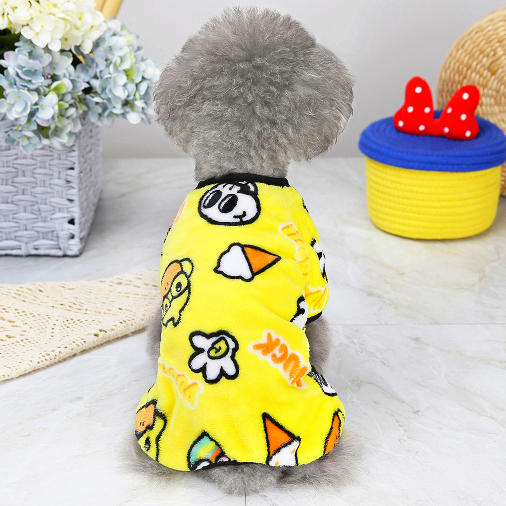 Pet Dog Clothes Jumpsuits Winter Warm Dog Pajamas Coat for Small Dogs Puppy Cat Clothing Accessories Pet Clothes alx