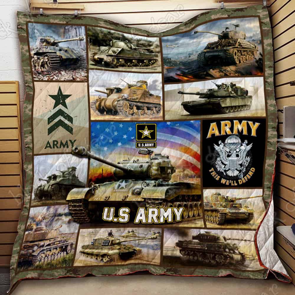 U.S. Army Tanks Quilt