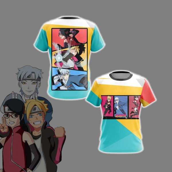 Naruto The Movie – Boruto Unisex 3D T-Shirt All Over Print