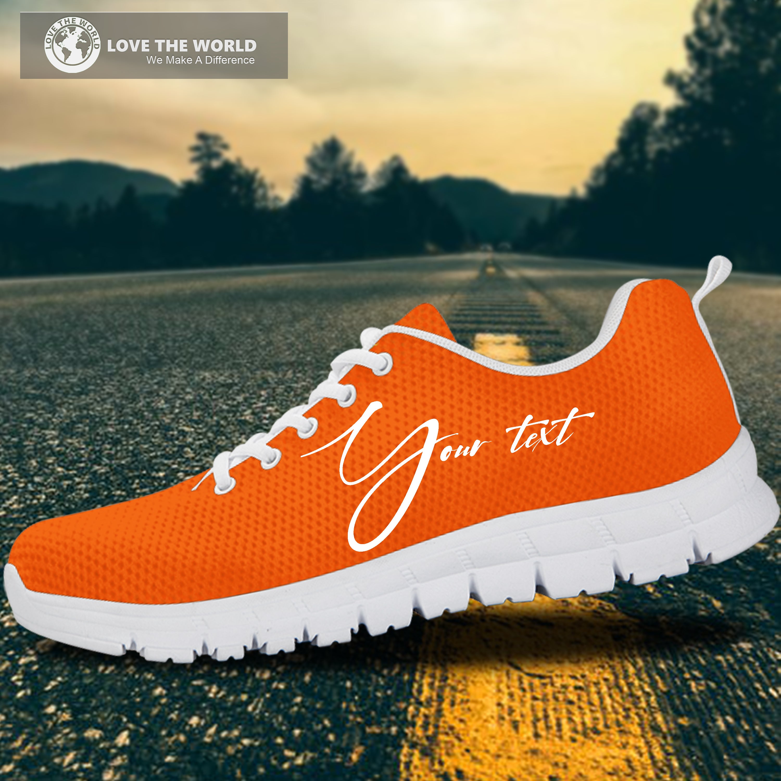 (Custom) Netherlands Sneakers Orange Coat Of Arms Personalize Signature A10