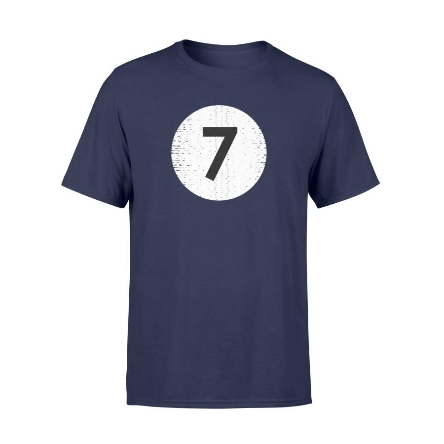 7 Ball – Vintage Style Pool Shark Billiards T-Shirt