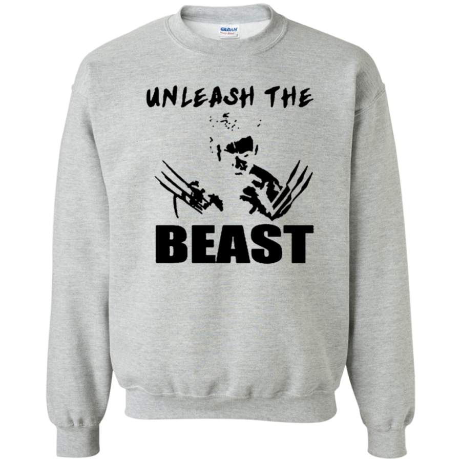 AGR Beast Mode Wolverine Crewneck Pullover Sweatshirt