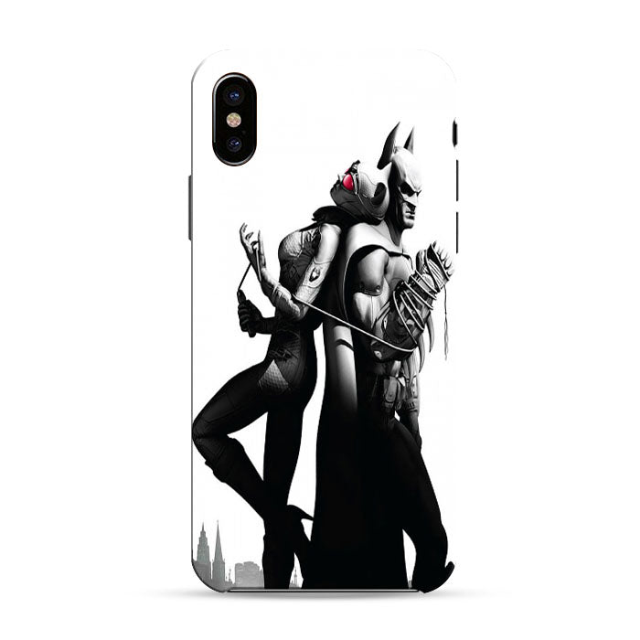 Batman And Catwoman iPhone X 3D Case