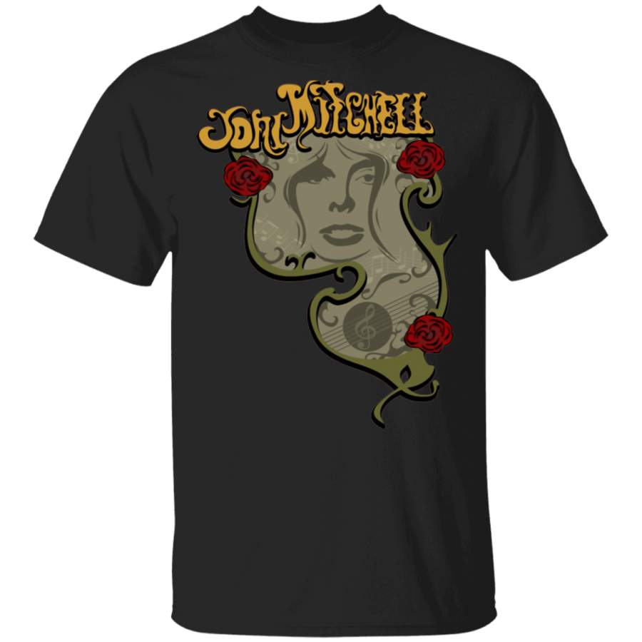 Retro Vintage Joni Mitchell T-Shirt Big Fan Gift