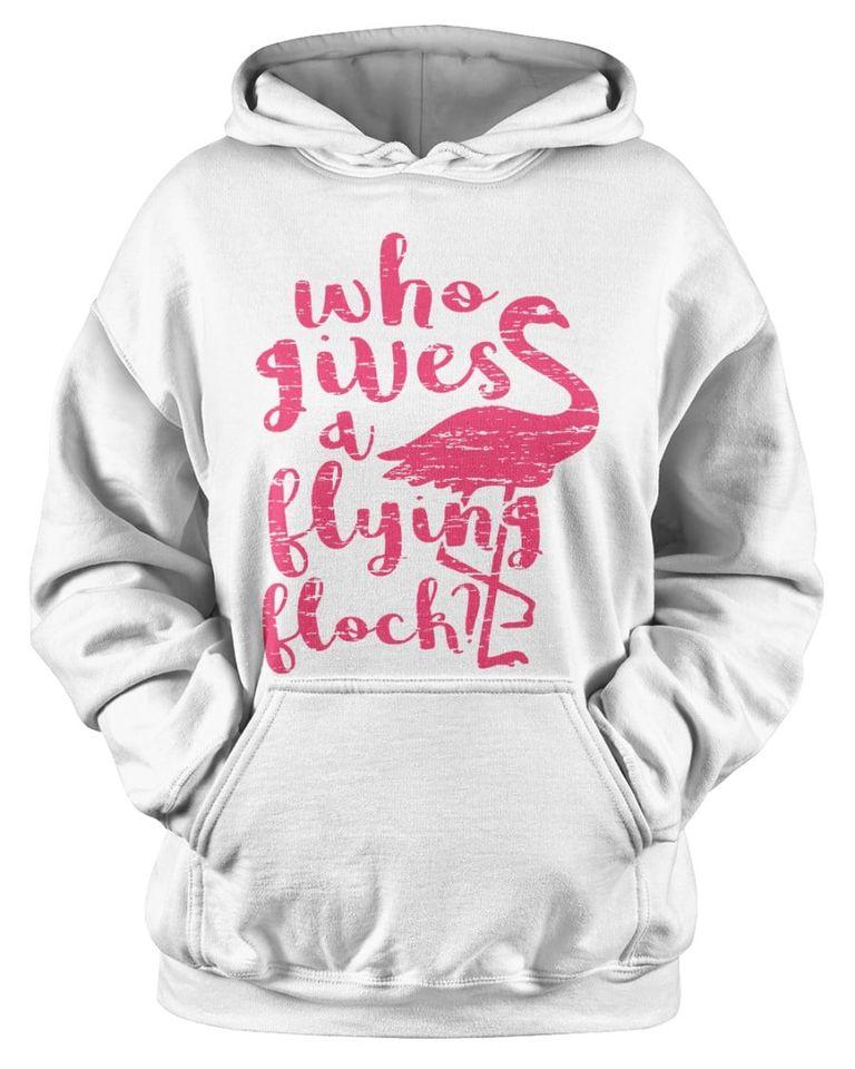 Who Gives A Flying Flock Flamingo Standard Hoodie