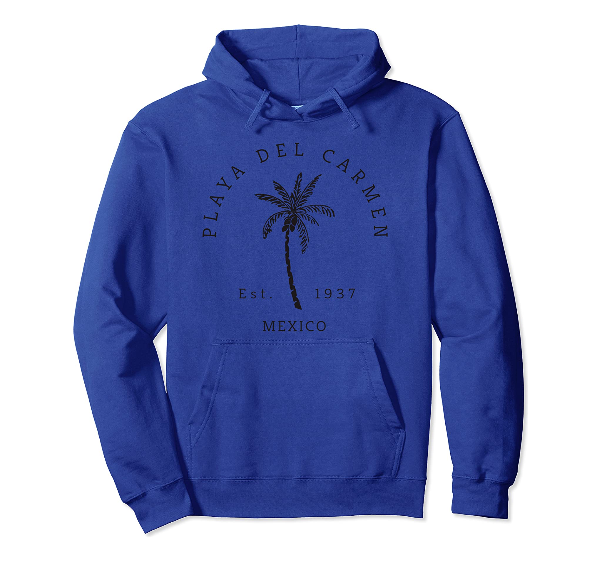 Unique Playa Del Carmen Mexico Beaches Palm Tree Novelty Art Pullover Hoodie