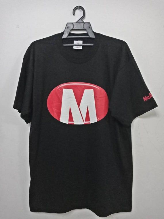 Vtg Rare 90 S Mcafee Shirtantivirus Avira Avg Kaspersky Apple Single Stich Big Logo Alore Hard To Find Shirt