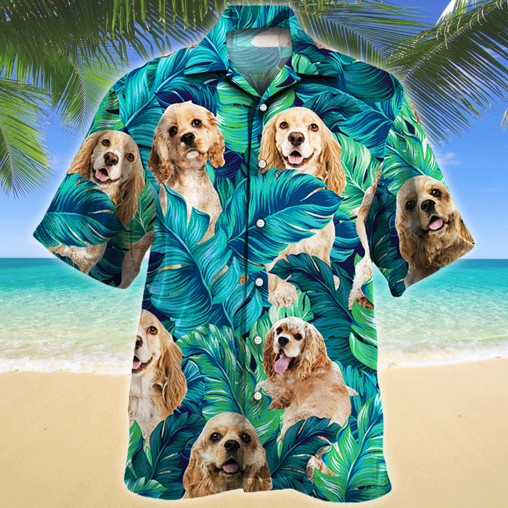 American Cocker Spaniel Dog Lovers Gift Hawaii Shirt Ha7545