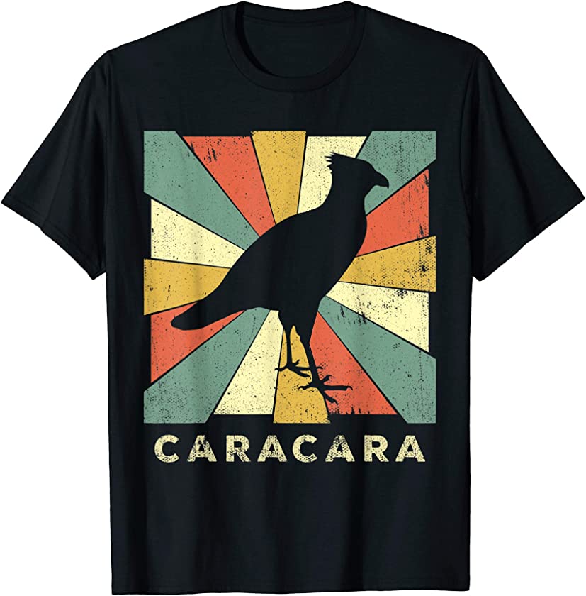 Vintage Caracara Bird Lover Retro Style Animal T-Shirt