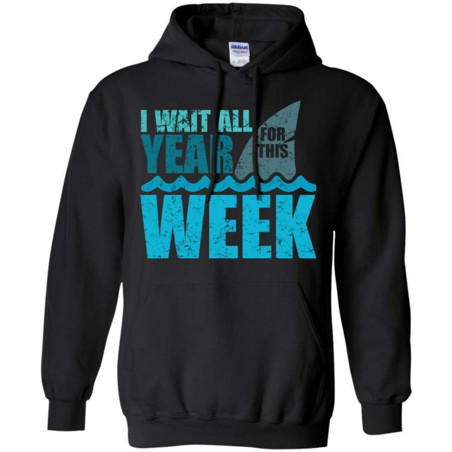 Week of The Shark – New 2018 Novelty Graphic Hoodie/Sweatshirt – TeeEver