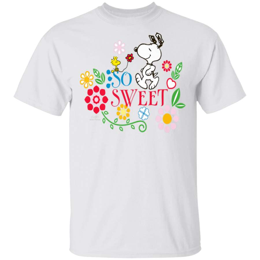 Peanuts Snoopy Woodstock So Sweet T-Shirt