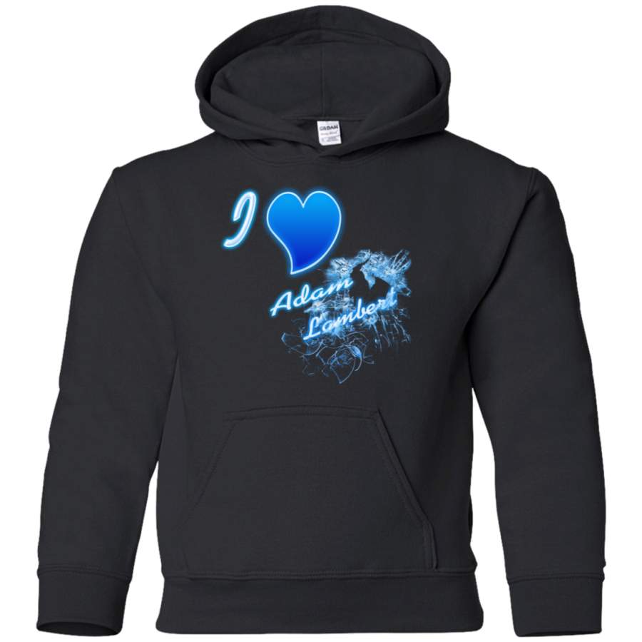 AGR American Idol I love Adam Lambert Youth Pullover Hoodie