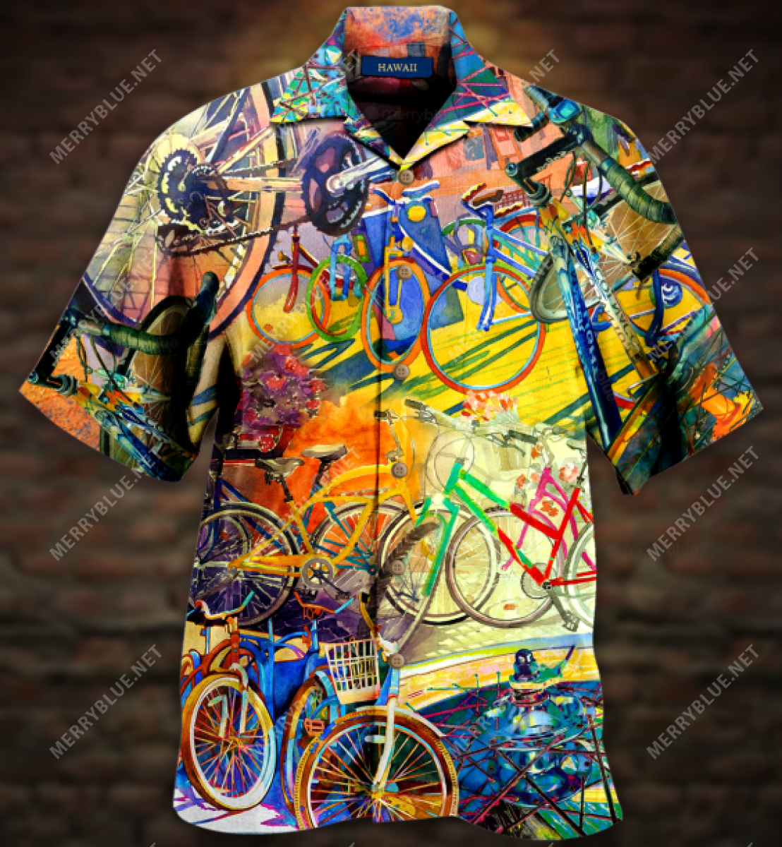 You Be Sad While Riding A Bicycle Unisex Hawaii Shirt Ha49020