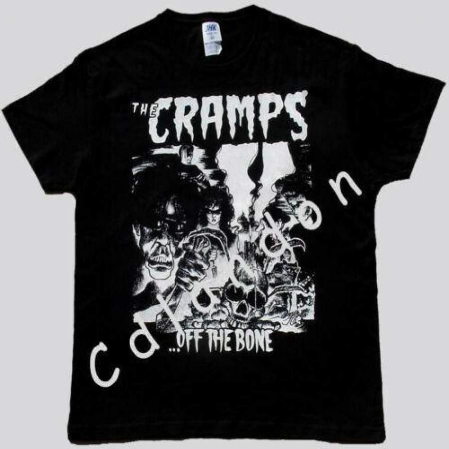 CRAMPS The Bone Black T-Shirt Off