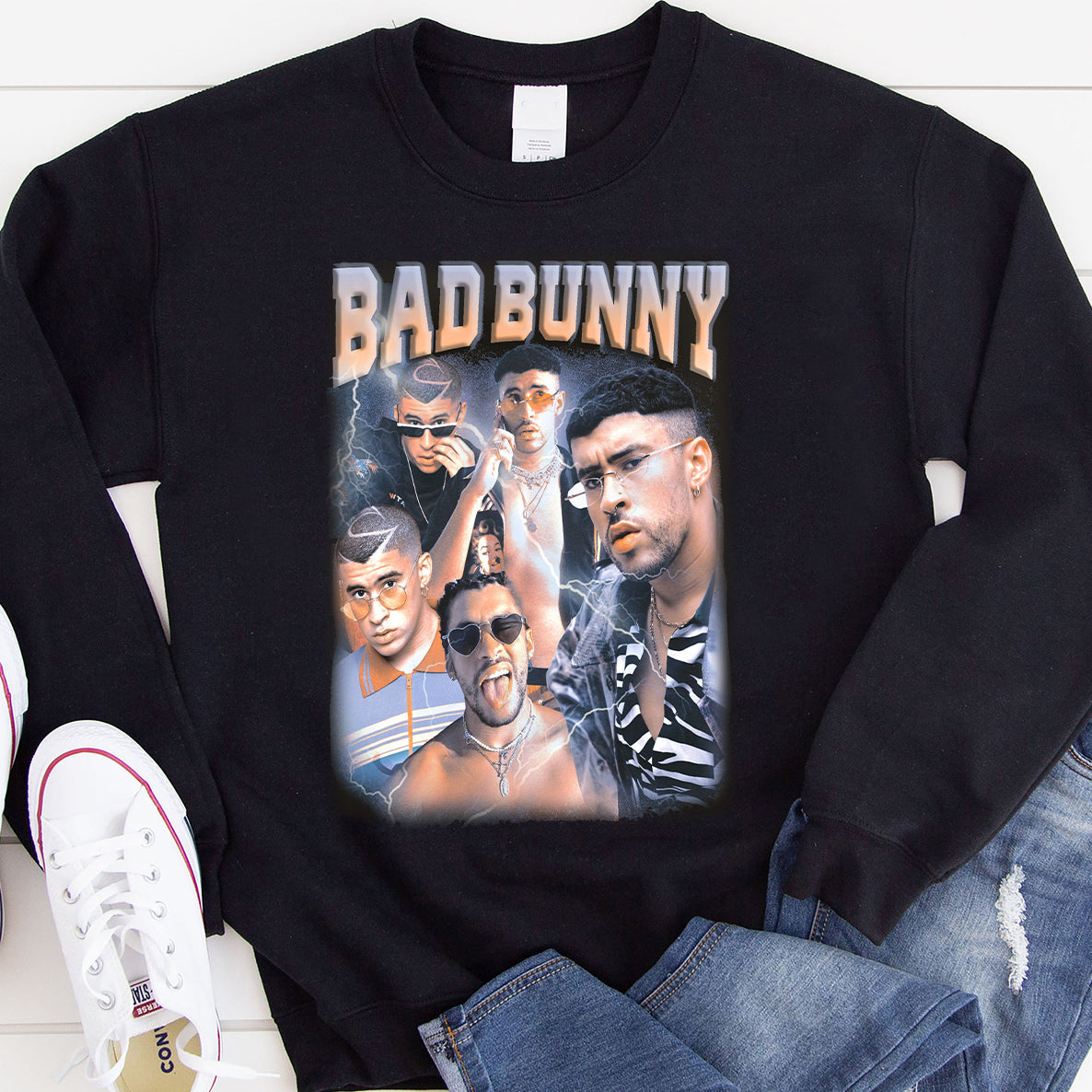 Dng Fashion’S Bad Bunny Heavy Metal Shirt