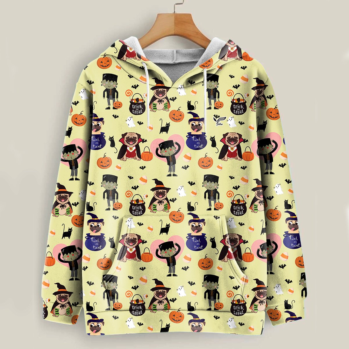 Trick Or Treat – Pug Halloween Hoodie