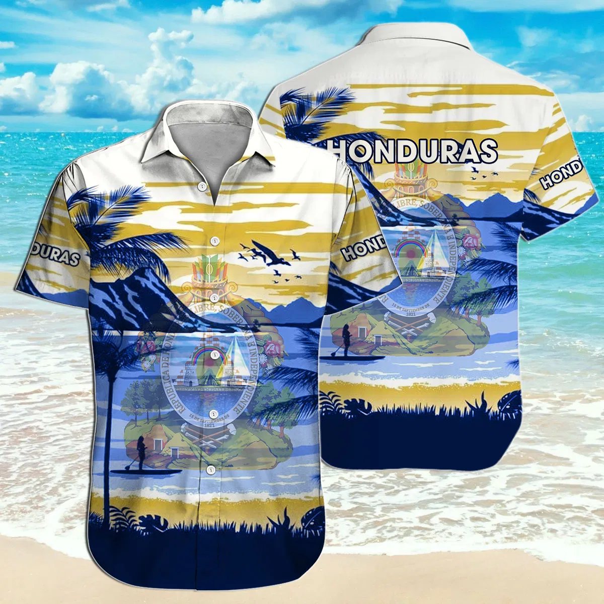 Honduras Hawaii Shirt Unisex Adult Ha21444