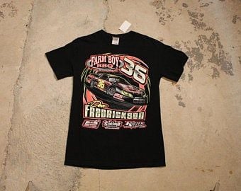 Vintage T-shirt / Automotive Racing / Car Graphic / Big Farm Boy Bbq Print / 80s / 90s / Streetwear Fashion / Dan Fredrickson / Race Car 8710