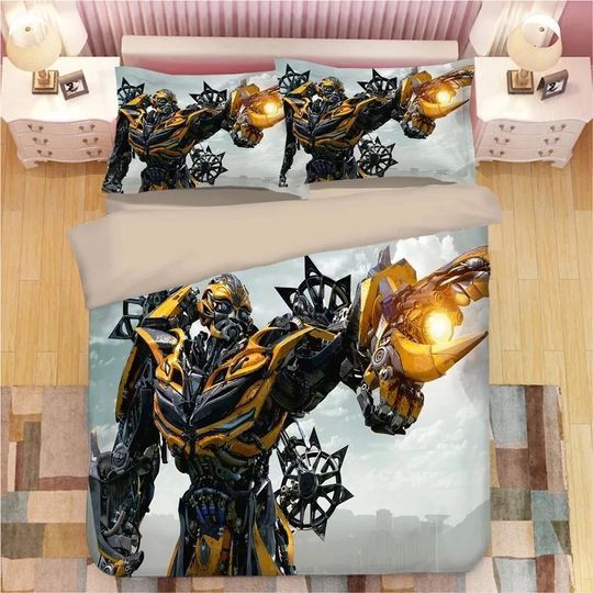 Transformers Bumblebee 2 Duvet Quilt Bedding Set