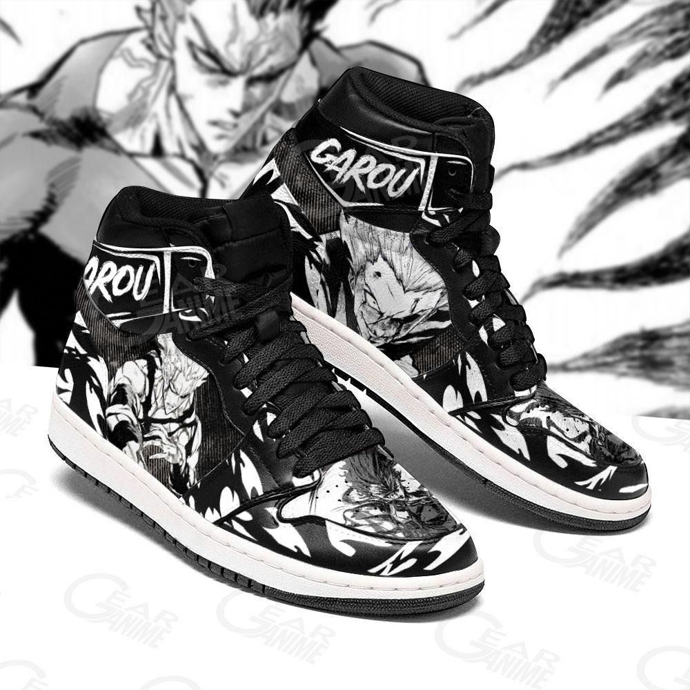 Garou One Punch Man Sneakers Anime Custom Shoes MN10 Jordan Sneaker