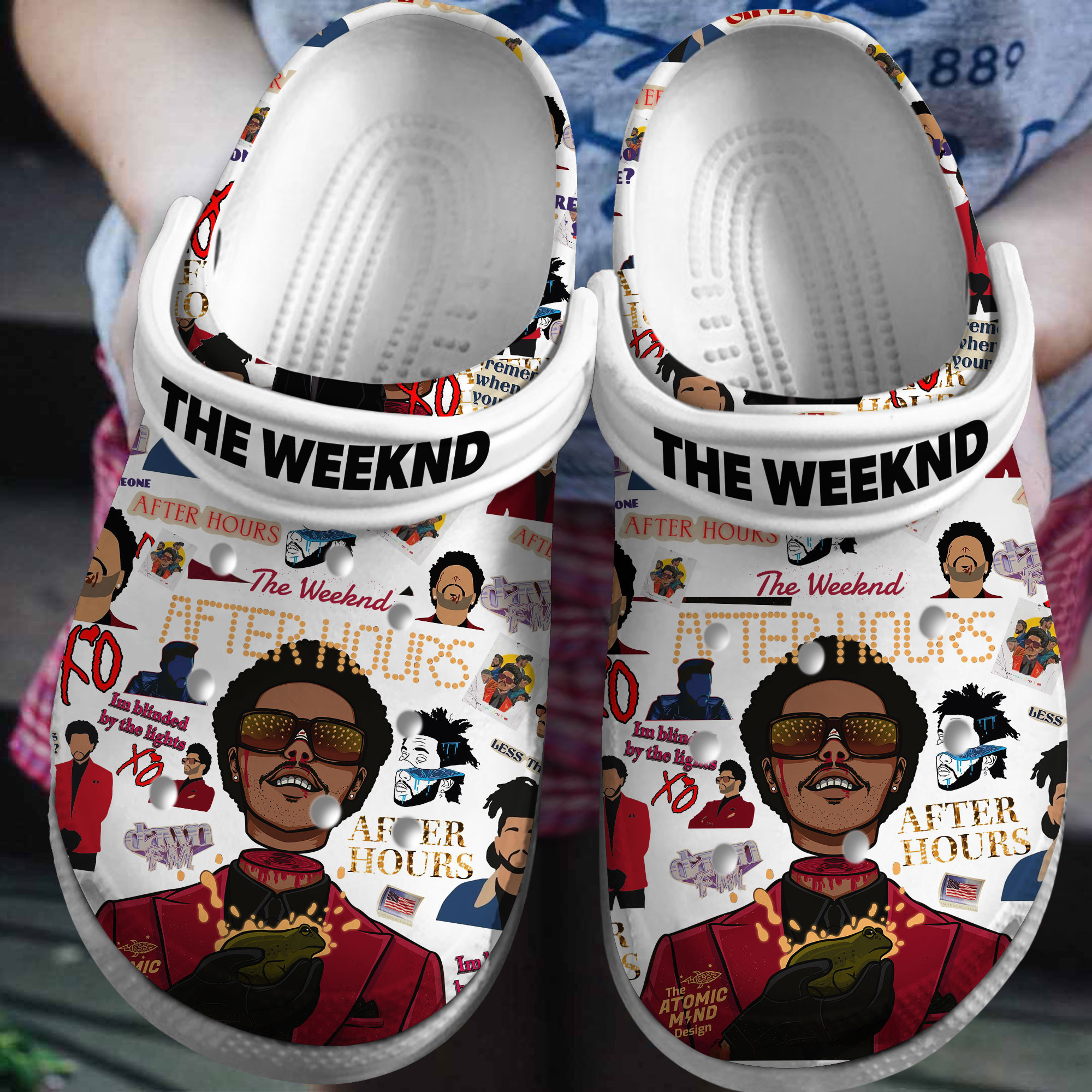 Premium The Weeknd Music Crocs Crocband Clogs Shoes Comfortable For Men Women and Kids 2