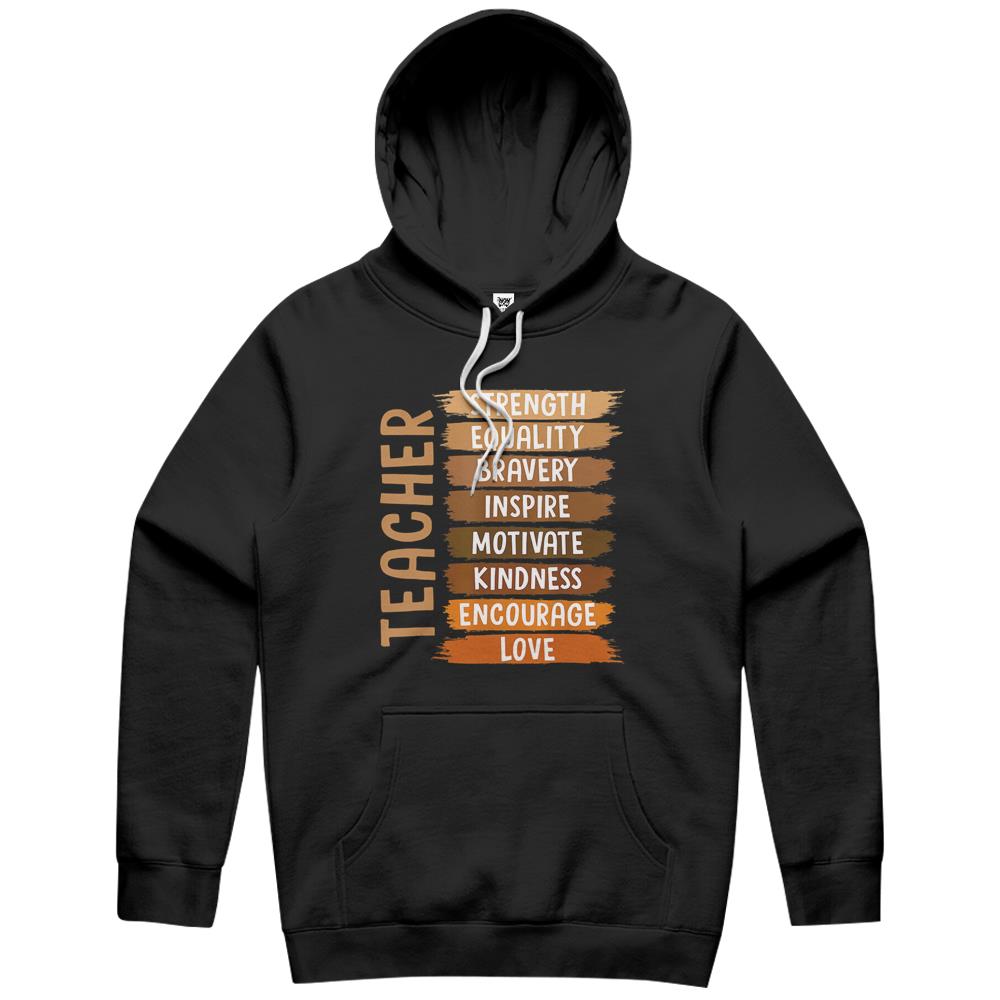 Melanin Teacher Black History Month African Black Womens Hoodie